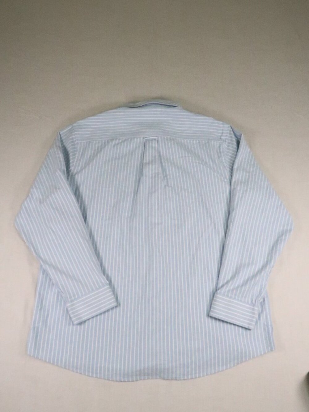 Free Assembly Men’s 2XL Blue Stripe Oxford Button Down Shirt Preppy - Picture 5 of 6